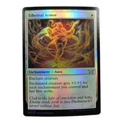 Ethereal Armor #7 Foil Enchantment-Aura MTG 2024 Duskmourn: House of Horror - Image 1