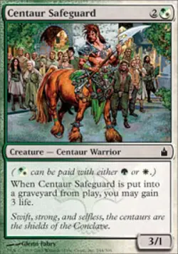 Centaur Safeguard -Foil Medium Play MTG Ravnica - Image 1