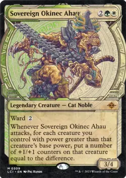 MTG Sovereign Okinec Ahau (309/535) The Lost Caverns of Ixalan VLP Magic Card - Image 1