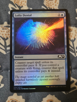 Lofty Denial FOIL Core Set 2021 MTG Magic - Image 1