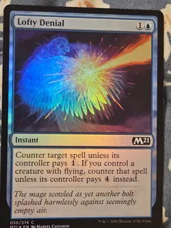 Lofty Denial FOIL Core Set 2021 MTG Magic - Image 2