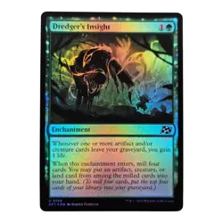 Dredger's Insight #159 Foil Uncommon Enchantment MTG 2025 Aetherdrift (DFT) - Image 1