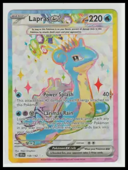 SV07: Stellar Crown #158/142 Lapras ex Pokemon TCG - Image 1