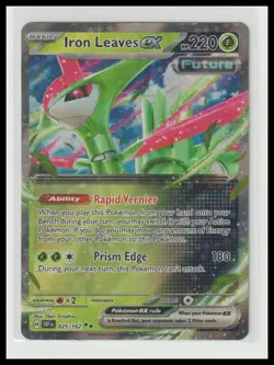 SV05: Temporal Forces #025/162 Iron Leaves ex Pokemon TCG - Image 1