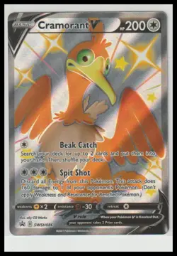 SWSH: Sword & Shield Promo Cards #SWSH086 Cramorant V Pokemon TCG - Image 1