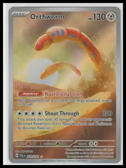 SV02: Paldea Evolved #224/193 Orthworm Pokemon TCG - Image 1