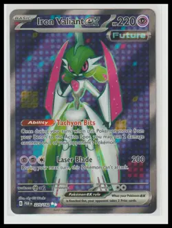 SV04: Paradox Rift #225/182 Iron Valiant ex Pokemon TCG - Image 1
