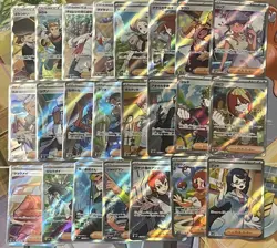 Pokemon TCG Japanese Supporter Cards SR Holo Rare Bulk Lot Assortment LP - Image 1