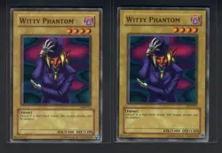 Yugioh Witty Phantom LOB-072 Common Unlimited LP x2 - Image 1