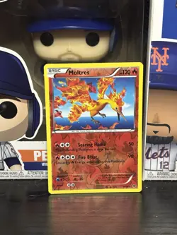 Pokemon TCG Next Destinies - Moltres #14/99 - Rare Reverse Holo Card - Image 1