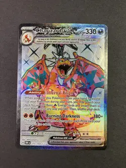 Charizard ex 215/197 & 056 Shiny Charizard ex 074 Black Star Promo NM 4 Card Lot - Image 2