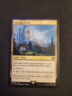 Starting Town Final Fantasy Regular Land/Town Card 0289 Magic the Gathering - Image 1
