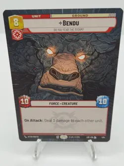 Star Wars Unlimited LotF Hyperspace Legendary Card LOF 434 Bendu - Image 2