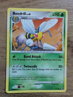 Pokemon Beedrill 13/106 Great Encounters Rare Card NM Condition - Image 1
