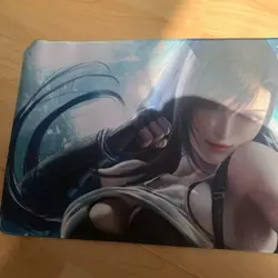 Tifa Lockhart Final Fantasy Rubber Playmat Play Mat Tcg Trading Card Game Mouse - Image 2