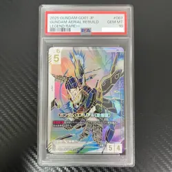 PSA 10 Gundam card Game Gundam Aerial Rebuild LR++ GD01-067 parallel Japanese - Image 1