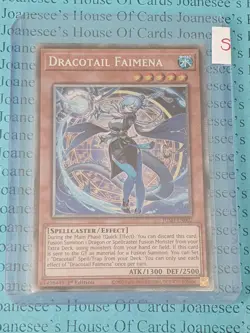 JUSH-EN002 Dracotail Faimena Starlight Rare Yu-Gi-Oh Card 1st Edition New - Image 4