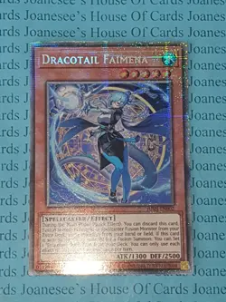 JUSH-EN002 Dracotail Faimena Starlight Rare Yu-Gi-Oh Card 1st Edition New - Image 5