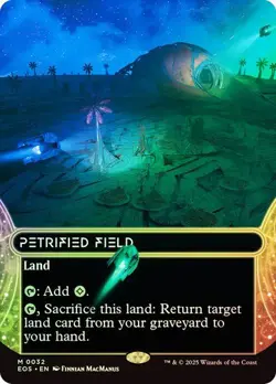 MTG - Petrified Field - Foil - Stellar Sights - Edge of Eternities - Magic - Image 1