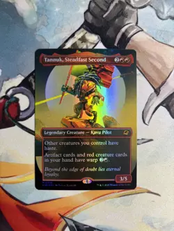 Tannuk, Steadfast Second (Borderless Foil) Rare MTG Edge of Eternities EOE - Image 1