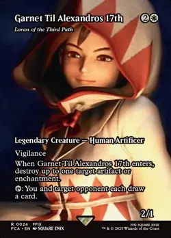 1x - Garnet Til Alexandros 17th [Loran of the Third Path] - Through the Ages MTG - Image 1