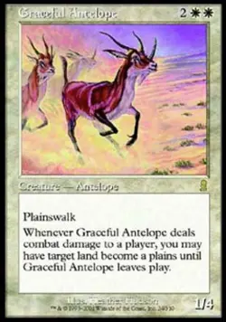 Graceful Antelope - Light Play MTG Odyssey - Image 1