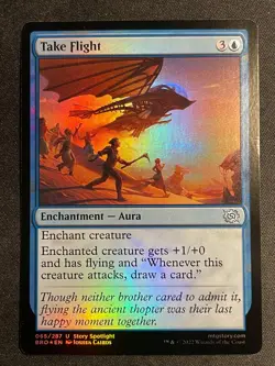MTG Take Flight, NM-Mint, (BRO #065/287) Foil - Image 1