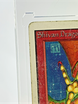 Shivan Dragon - UNLIMITED - Displayed MTG Magic the Gathering Card (Make Offer) - Image 2