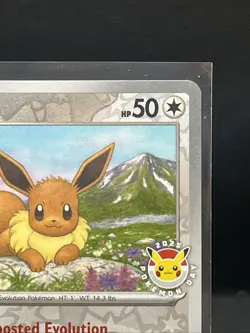 Pokemon TCG Eevee Prismatic Evolutions Holo Card 2025 Day Stamp Promo 074/131 - Image 2