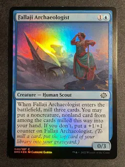 MTG Fallaji Archaeologist, NM-Mint, (BRO #048/287) Foil - Image 1