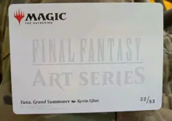 Yuna, Grand Summoner : 22/53 - Final Fantasy - MTG Art Series Card Mint - Image 2