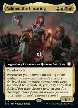 MTG Borderless Commander: The Brothers' War BRC Ashnod the Uncaring MINT - Image 1