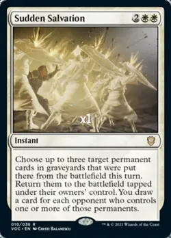 MTG Commander: Innistrad: Crimson Vow VOC Sudden Salvation MINT - Image 1