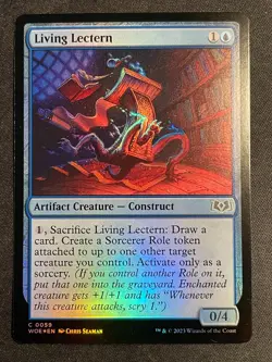 MTG Living Lectern, NM-Mint, (WDE #0059) Foil - Image 1