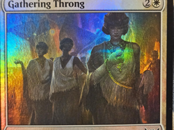 Gathering Throng FOIL Streets of New Capenna MTG Magic NM - Image 2