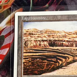 MTG Renaissance (Strip Mine) Tagebaumine German White Border LP+ - Image 2