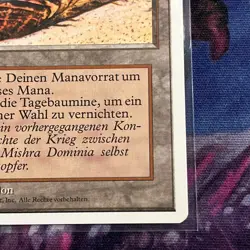 MTG Renaissance (Strip Mine) Tagebaumine German White Border LP+ - Image 4