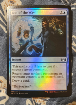 Out of the Way FOIL (52/547) Streets of New Capenna MTG Magic - Image 1