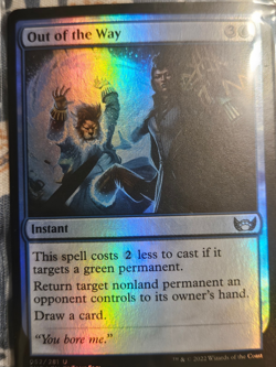 Out of the Way FOIL (52/547) Streets of New Capenna MTG Magic - Image 3