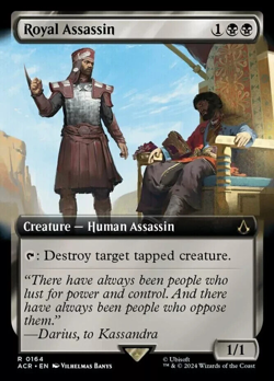 1x (164) Royal Assassin - EXTENDED ART MTG Assassin's Creed NM Magic Regular - Image 1