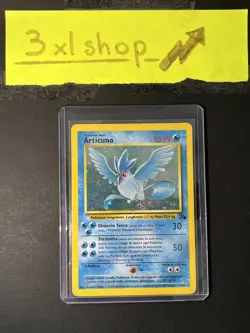 POKEMON - ARTICUNO HOLO RARE 2/62 Fossil ITA Unlimited Vintage | Good - - Image 2