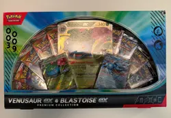 Venusaur ex Blastoise ex Premium Collection GameStop Exclusive - Pokemon TCG NEW - Image 1