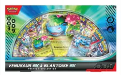 Venusaur ex Blastoise ex Premium Collection GameStop Exclusive - Pokemon TCG NEW - Image 1