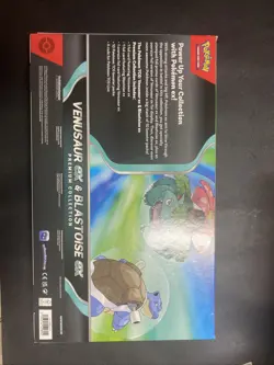 Venusaur ex Blastoise ex Premium Collection GameStop Exclusive - Pokemon TCG NEW - Image 2