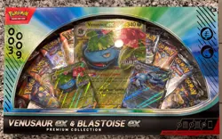 Venusaur ex Blastoise ex Premium Collection GameStop Exclusive - Pokemon TCG NEW - Image 1