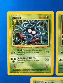 Tangela Vintage LOT 66/102 - Base Set Gym Challenge Kogas Pokemon Cards LP/MP - Image 2