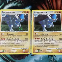 2007 Pokemon Diamond & Pearl -Mysterious Treasures Rampardos Holox2 - Image 2