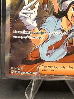 Pokemon TCG Team Star Grunt Scarlet & Violet Holo Ultra Rare Card 242/198 - Image 4