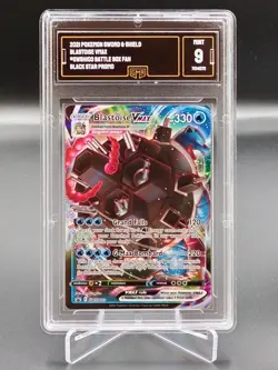 🍀Pokemon GMA 9 Blastoise VMAX SWSH103 PROMO ENGLISH bgs psa graad Pokemon🍀 - Image 1