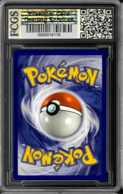 1999 Pokemon 1st Edition Fighting Energy GREY STAMP #97 Graded FCGS 10 GEM MINT - Image 2